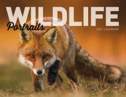 Wildlife Portraits Calendar with Window Cutout Ad promotional calendar – Wildlife Calendars – 2027