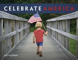 Celebrate America Calendar With  Window Die-Cut Print Area, Stapled, 11x17 promotional calendar – Window Cutout Calendars – 2027