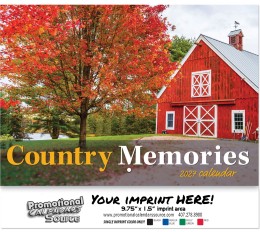 Country Memories Wall Calendar - Stitched promotional calendar – Agriculture Calendars – 2026