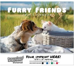Cats & Dogs Wall Calendar  - Stapled