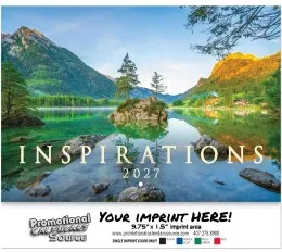 Inspirations  Wall Calendar  Stapled promotional calendar – Inspirational Calendars – 2027