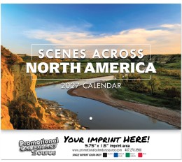 Scenes Across America Wall Calendar  Stapled promotional calendar – America Scenic Calendars – 2026