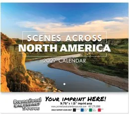 Scenes Across America Wall Calendar  Stapled
