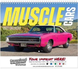 Muscle Cars Wall Calendar  - Spiral
