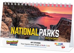National Parks Scenic Tent Desk Calendar 6.25x4 promotional calendar – Tent Desk Calendars – 2026