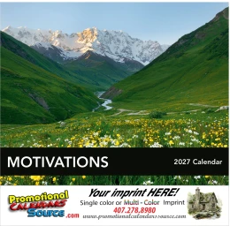 Motivations Promotional Calendar  - Stapled promotional calendar – Motivational Calendars – 2027
