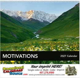 Motivations Promotional Wall Calendar  Spiral promotional calendar – Motivational Calendars – 2027