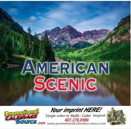 American Scenic Promotional Calendar  - Stapled promotional calendar – America Scenic Calendars – 2026