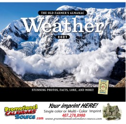 Weather Watcher's Calendar Stapled - Old Farmer&rsquo;s promotional calendar – Nature Calendars – 2026