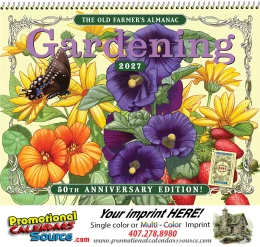 The Old Farmer Almanac Gardening Calendar promotional calendar – Old Farmers Almanac Calendars – 2027