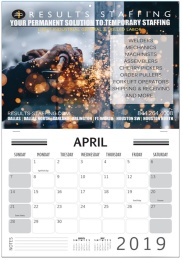 Custom Single photo wall calendar, stapled pad, size 11x17 promotional calendar – Custom Single Image Calendars – 2026