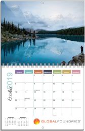 Custom Wall Calendar, Spiral Binding, 11x17 promotional calendar – Custom Multi Image Calendars – 2026