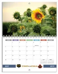 Custom Mini Photo Wall Calendar, Spiral 8.5x11 promotional calendar – Custom Multi Image Calendars – 2027