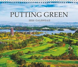 Putting Green Golf Courses Calendar 2027, Spiral, 12.5x21 promotional calendar – Golf Calendars – 2026