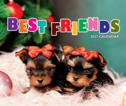 Best Friends Puppies - Animal Calendar 2027, Spiral, 12.5x21 promotional calendar – Pets Calendars – 2027