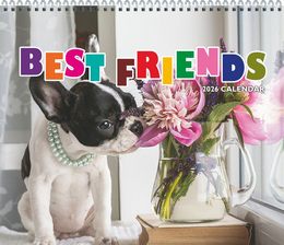 Best Friends Puppies - Animal Calendar 2027, Spiral, 12.5x21 promotional calendar – Pets Calendars – 2026