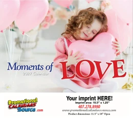 Moments Of Love Kids Calendar 2027 - Stapled