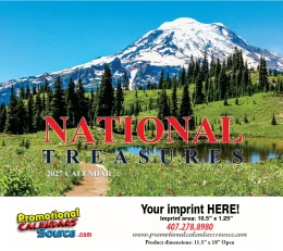 National Treasures Scenic Calendar 2027 - Stapled promotional calendar – Scenic Calendars – 2027
