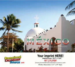 Mexico Scenic Bilingual Calendar 2027 - Stapled promotional calendar – Mexico Calendars – 2027