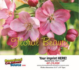 Floral Beauty Wall Appoitment Calendar 2027, Stapled, 11.5x18 promotional calendar – Flowers Calendars – 2026