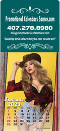 Country Girls Large Header Stick-Up Calendar promotional calendar – Full Color Stick-Up Calendars – 2026