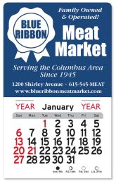 Large Square Header Stick-Up Calendar with Classis Red & Black Grid promotional calendar – Classic Stick-Up Calendars – 2026