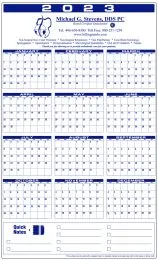 Large Plastic Year-In-View Wall Calendar Write-on / Wipe-off Surface | Size 23"x38" | 10 mil laminated plastic promotional calendar – Large Plastic Calendars – 2027