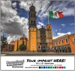 Scenic Mexico Bilingual  Calendar - Vistas de Mexico  promotional calendar – Spanish English Bilingual Calendars – 2027