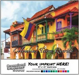 Colombia Tierra Querida Calendar, Bilingual Spanish/English promotional calendar – Sur America y Caribe Calendars – 2027