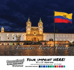 Ecuador Tesoro Andino Bilingual Calendar English/Spanish promotional calendar – Sur America y Caribe Calendars – 2027