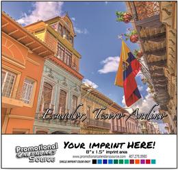 Ecuador Tesoro Andino Bilingual Calendar English/Spanish promotional calendar – Sur America y Caribe Calendars – 2026