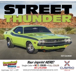 Street Thunder Promotional Wall Calendar  Spiral