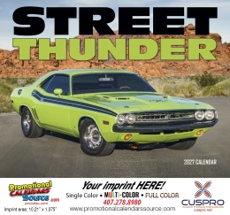 Street Thunder Promotional Wall Calendar  - Stapled