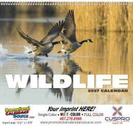Wildlife Wall Calendar  Spiral promotional calendar – Wildlife Calendars – 2026