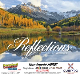 Reflections Promotional Calendar  - Stapled promotional calendar – Religion Theme Calendars – 2027