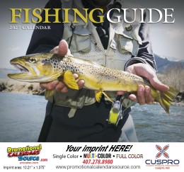 Fisherman&rsquo;s Guide Promotional Calendar  - Stapled promotional calendar – Fishing Calendars – 2026