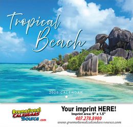 Tropical Beach Promotional Calendar  promotional calendar – Beaches Calendars – 2026