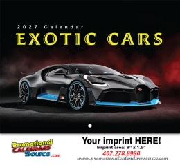 Exotic Cars Promotional Calendar 2027