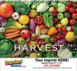 Harvest Calendar w Spiral Binding promotional calendar – Food Calendars – 2027