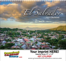 El Salvador Walll Calendar  Calendario 2027 - Spiral promotional calendar – Sur America y Caribe Calendars – 2027