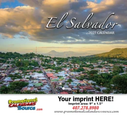 El Salvador Walll Calendar  Calendario Bilingue Espanol promotional calendar – Sur America y Caribe Calendars – 2027