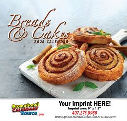 El Pan Nuestra Tradicion - Breads Calendar Bilingual, 11x19 promotional calendar – Food Calendars – 2026