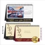 Around The World Scenic Desk Calendar, Size 8.25x5.25 promotional calendar – Tent Desk Calendars – 2026