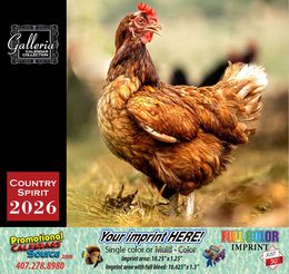 Country Spirit Calendar Stapled promotional calendar – Western Art Calendars – 2026