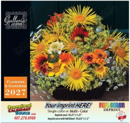 Flowers and Gardens Value Calendar Stapled - 