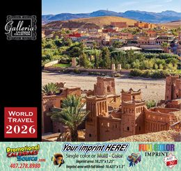 Scenes of World Travel Calendar  promotional calendar – World Travel Calendars – 2026