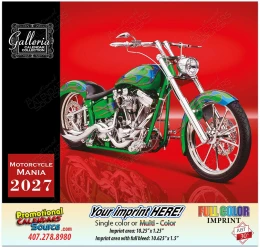 Exotic Motorcycle Mania Wall Calendar  promotional calendar – Motorcycles Calendars – 2027