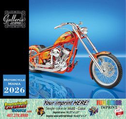 Exotic Motorcycle Mania Wall Calendar  promotional calendar – Motorcycles Calendars – 2026