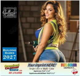Building Contractors Babes Value Calendar
