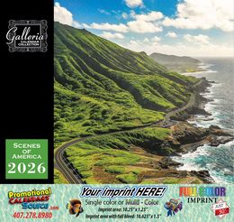 Scenes of America Calendar  promotional calendar – America Scenic Calendars – 2026
